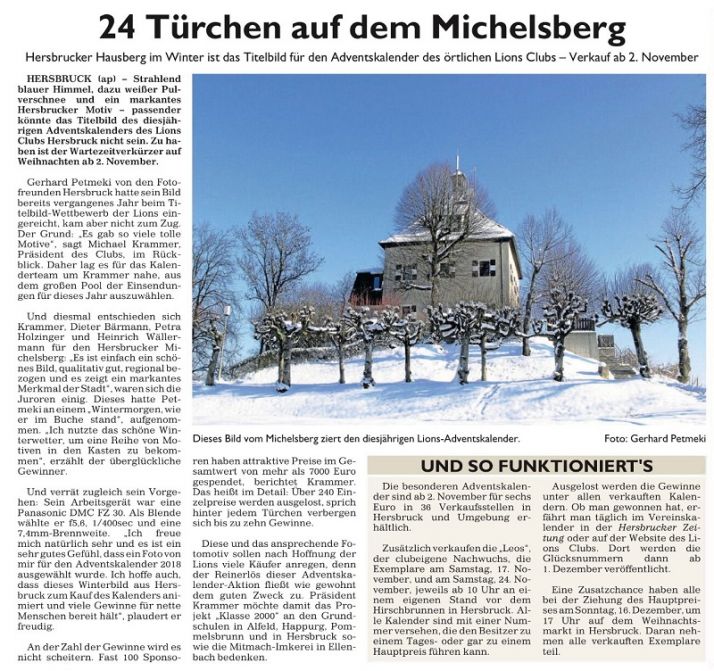 24 Türchen auf dem Michelsberg